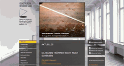 Desktop Screenshot of kunstverein-bellevue-saal.de